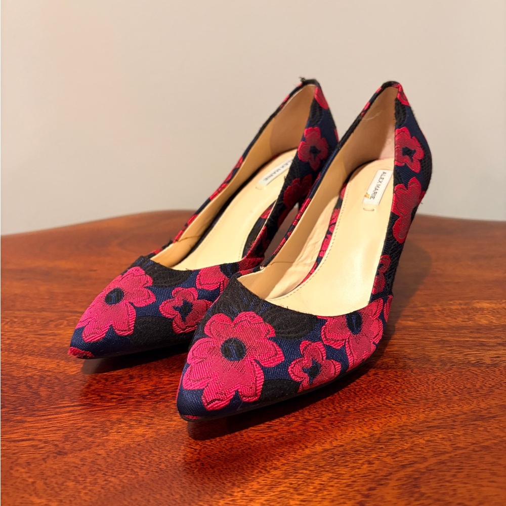 Alex Marie Floral Brocade Heels | 6M | Never Worn